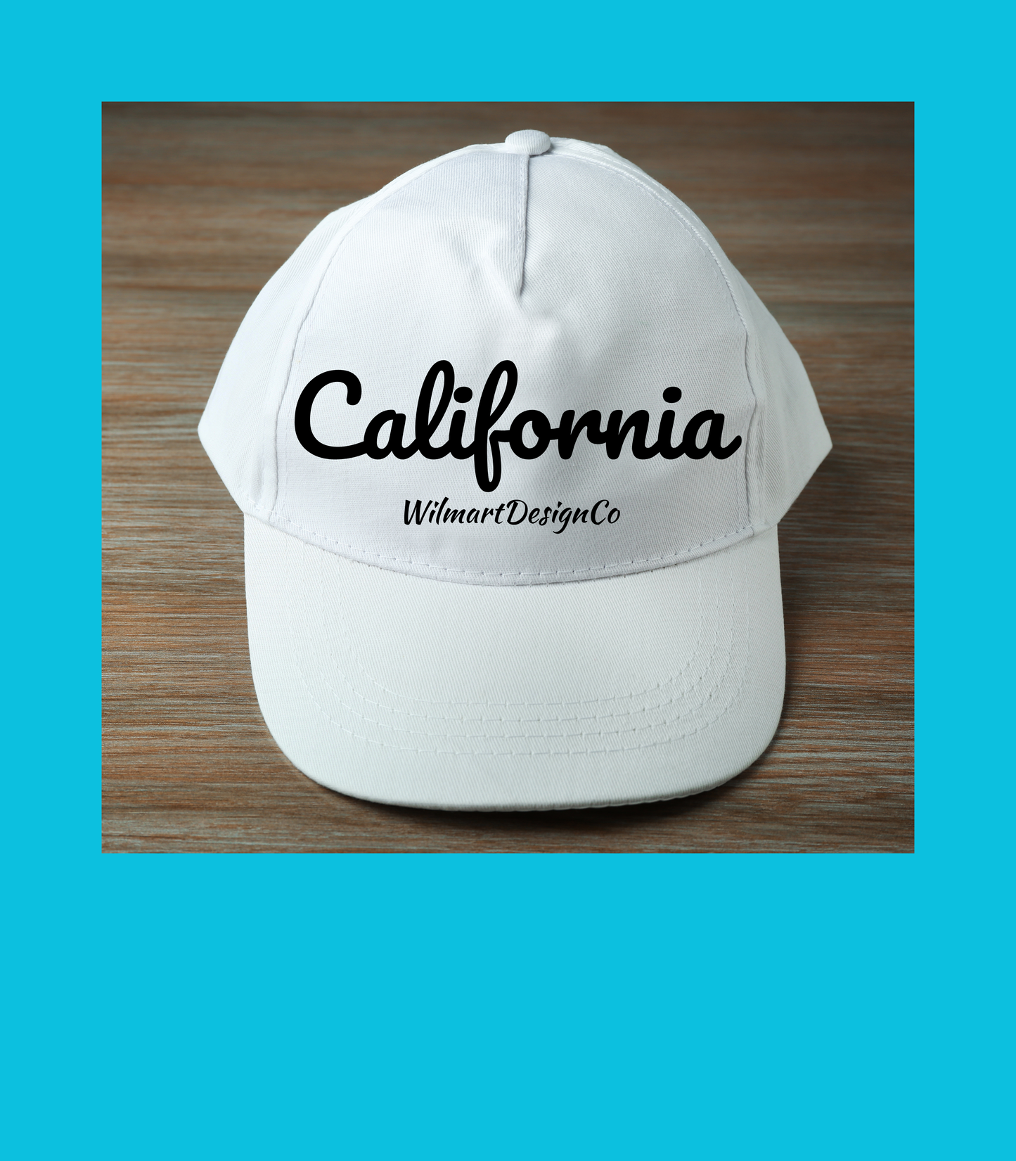 California Script Low Profile Baseball Cap — Vintage Surf Logo Hat